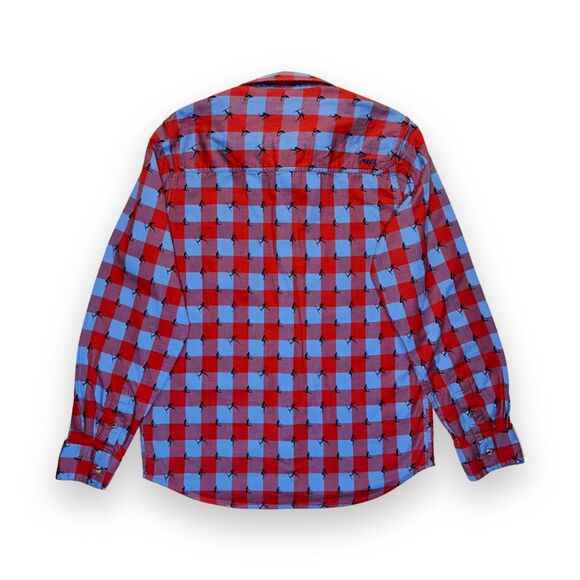 Mountain Khakis Freestyle LS Shirt Ski Tricks AOP Button Up Sz Medium - Picture 5 of 12